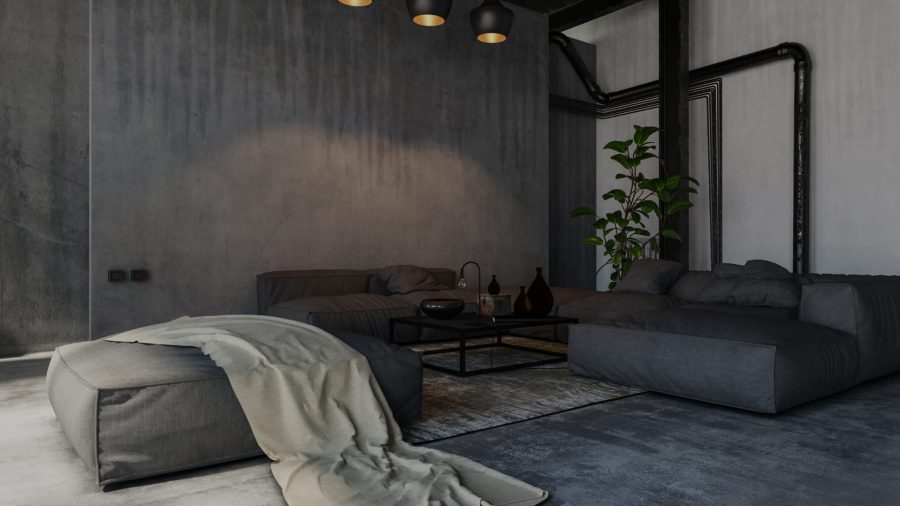 Modern Residential Living Room