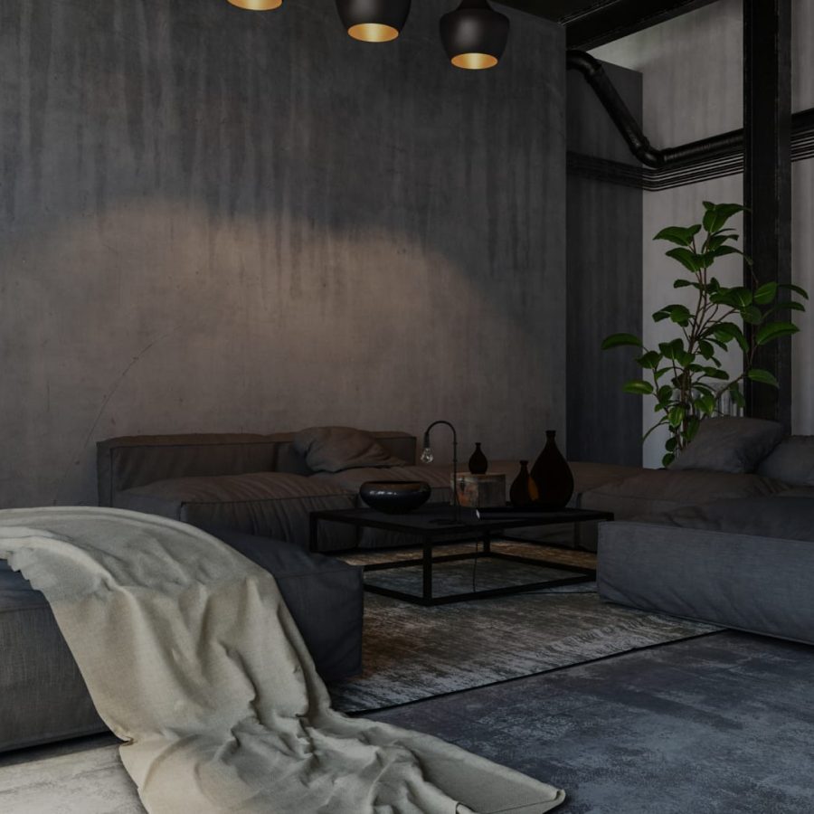 Modern Residential Living Room